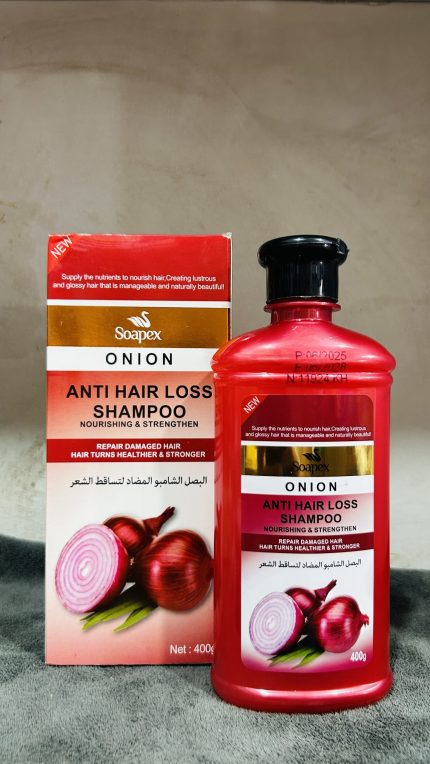Soapex Anti Hair Loss Shampoo with Onion Extract - Hair Fall Control & Growth Treatment | Natural Hair Loss Prevention