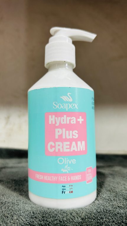 Soapex Hydra Plus Moisturizing Lotion with Olive Extract - Intensive Hydration for Face & Body | Natural Skincare Treatment