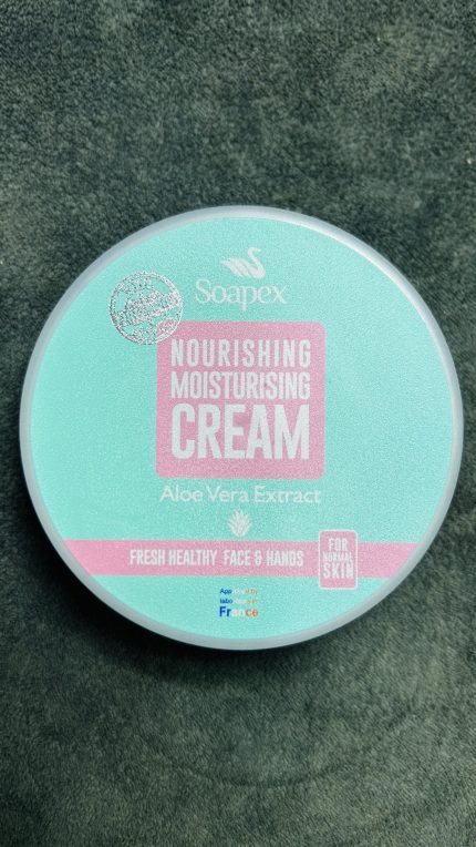 Soapex Aloe Vera Extract Nourishing Moisturizing Cream - Fresh Healthy Face & Hands | Natural Soothing Skincare