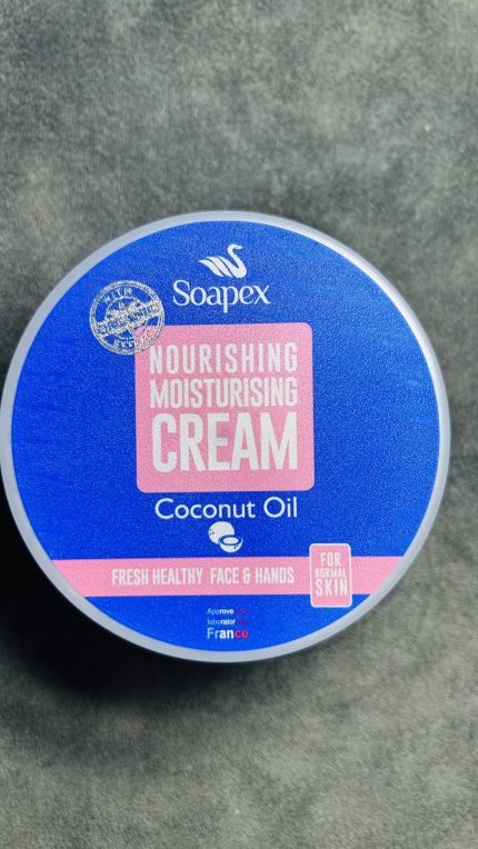 Soapex Nourishing Moisturizing Cream with Coconut Oil - Natural Face & Hand Cream for Healthy Soft Skin | Pakistan
