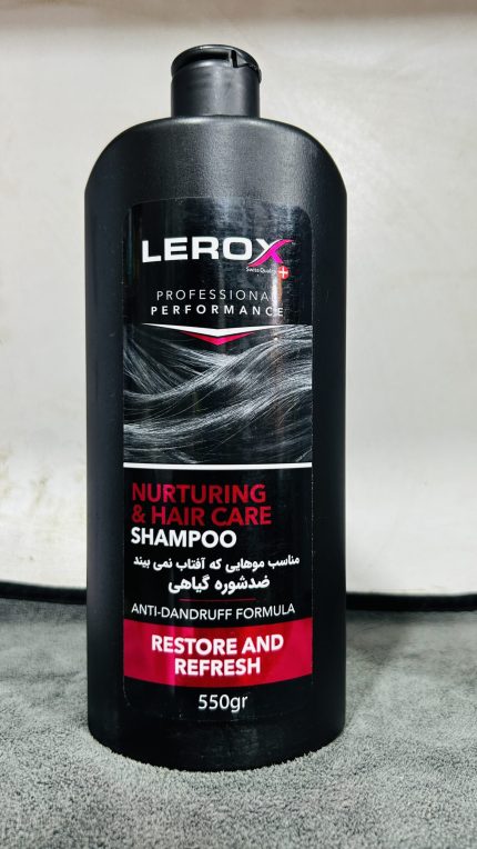 Lerox Professional Performance Nurturing Hair Care Shampoo 550ml - Anti-Dandruff Formula | Imported Hair Shampoo Pakistan