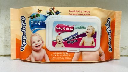 Baby & Baba Natural Baby Wipes - Pure Organic Gentle Cleansing Wipes for Sensitive Skin | Buy Online Pakistan