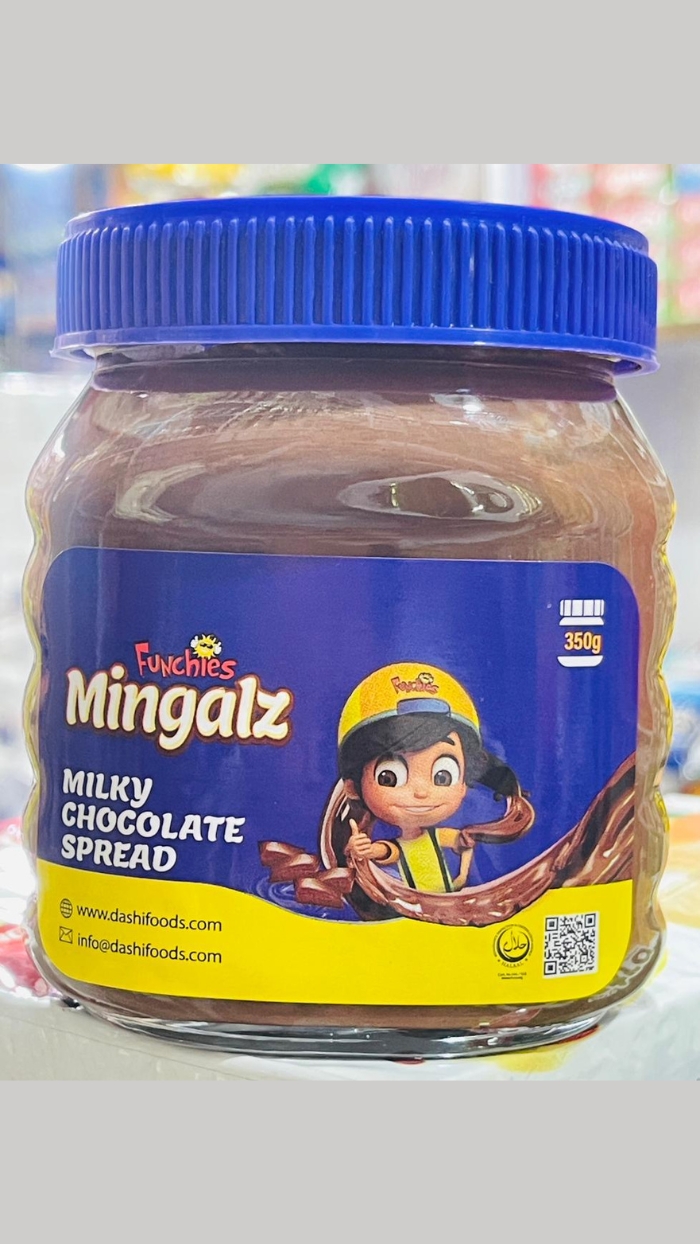 Funchies Mingalz Milky Chocolate Spread 350g Pakistani Halal Gul99 Funchies Mingalz Milky Chocolate Spread 350g