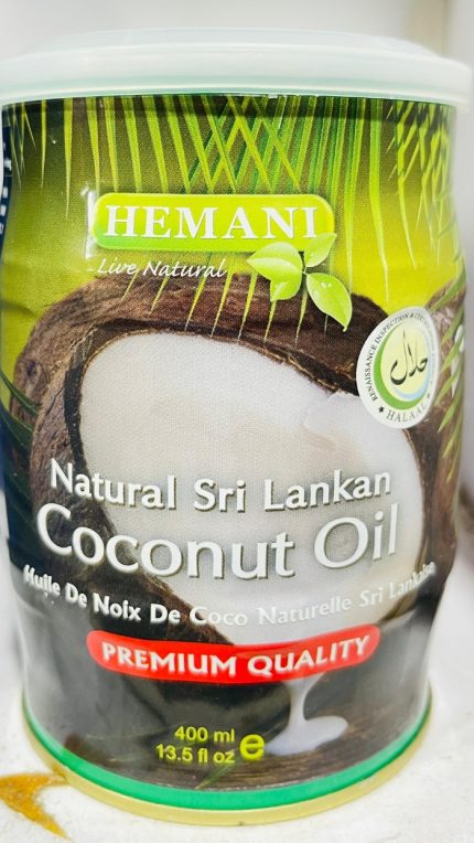 Hemani Natural Sri Lankan Coconut Oil 400ml Premium Quality Gul99