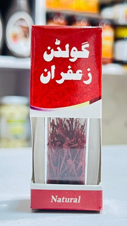 Golden Saffron Super Negin Grade 0.5g Premium Iranian Zafran