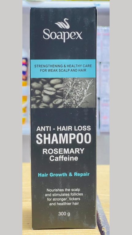 Soapex Anti Hair Loss Shampoo Rosemary Caffeine 300g Iran Imported Pakistan | Gul99