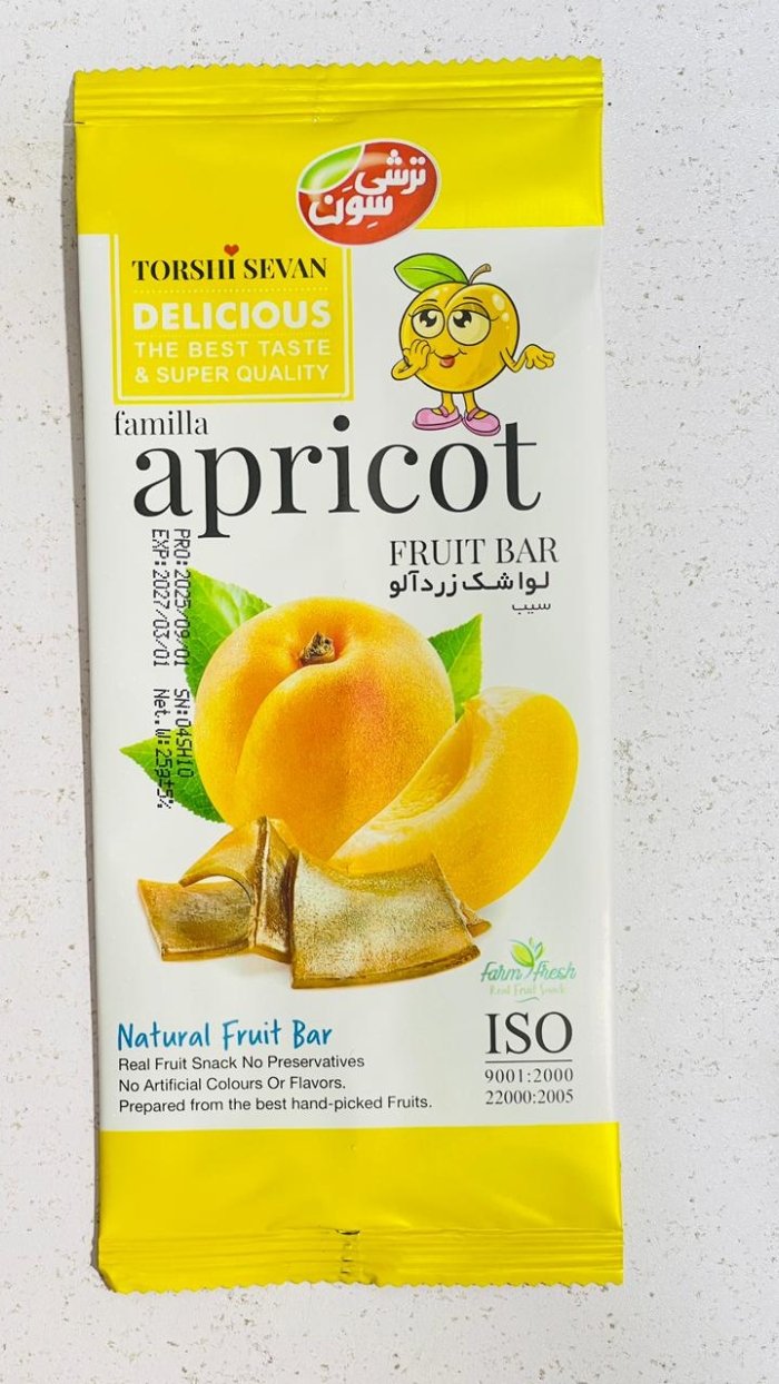 Torshi Sevan Apricot Fruit Bar Iranian Khubani Natural Vitamin A Snack Gul99 Torshi Sevan Apricot Fruit Bar