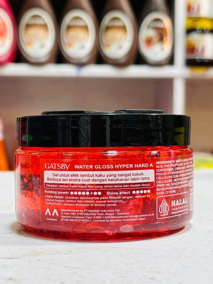 Gatsby Water Gloss Hyper Hard Hair Gel 150g Level 7 Strong Hold Indonesian Gul99