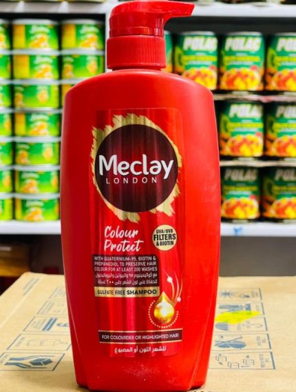 Meclay London Colour Protect Shampoo 600ml – UVA/UVB Filters & Biotin Formula