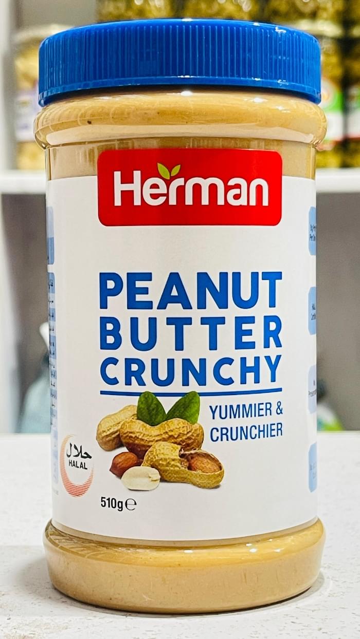 Herman Peanut Butter Crunchy 510g