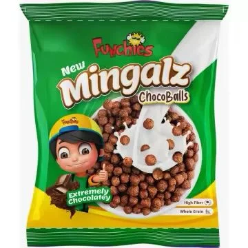 Funchies Mingalz Choco Bites 20g, 3 Flavors, Single Pack of 12 Cereal Sachet Gul99