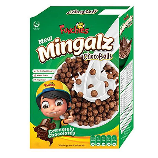 Funchies Mingalz Chocolate Filled Crunch 330g