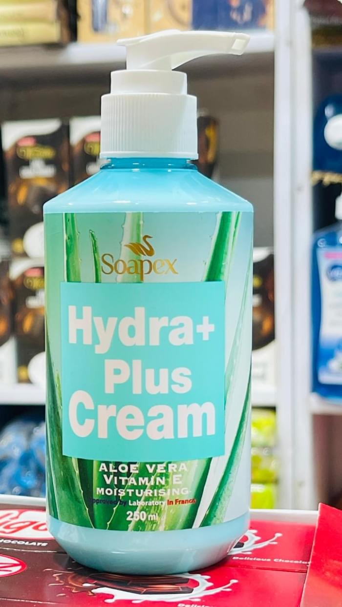 Soapex Hydra+ Plus Cream Aloe Vera Vitamin E 250ml Iranian Moisturizer Gul99 Soapex Hydra+ Plus Cream Aloe Vera Vitamin E 250ml