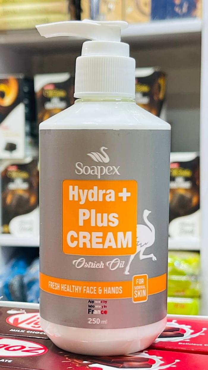 Soapex Hydra+ Plus Cream Ostrich Oil 250ml Iranian Moisturizer Normal Skin Gul99 Soapex Hydra+ Plus Cream Ostrich Oil 250ml